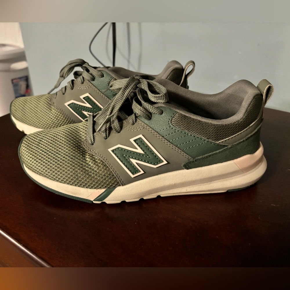 New Balance army green